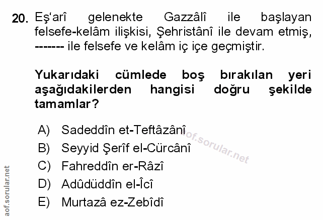Soru 20