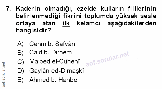 Soru 7