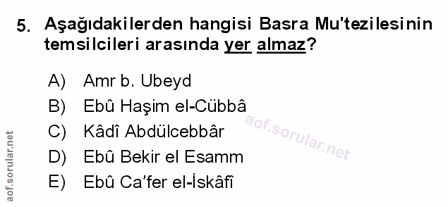 Soru 5