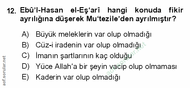 Soru 12