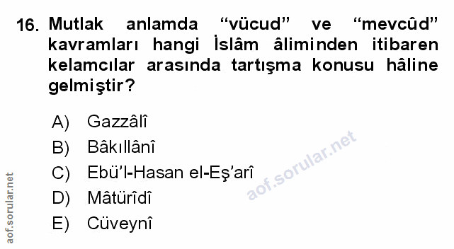 Soru 16