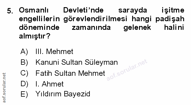 Soru 5