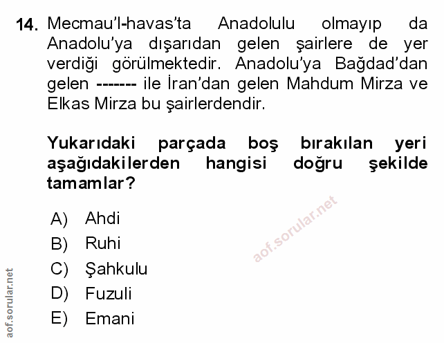 Soru 14