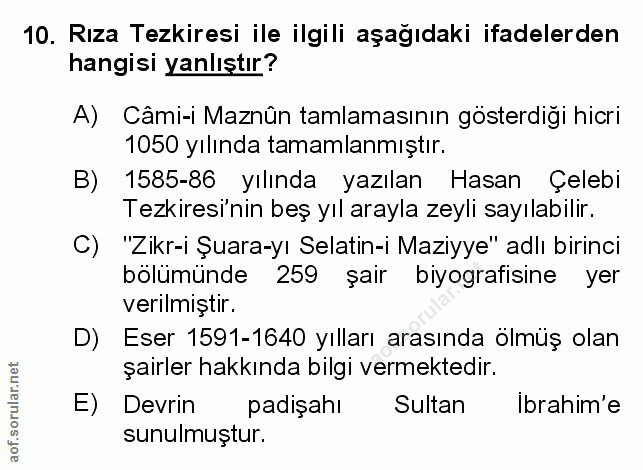Soru 10