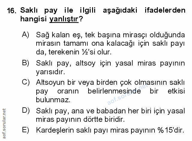 Soru 16