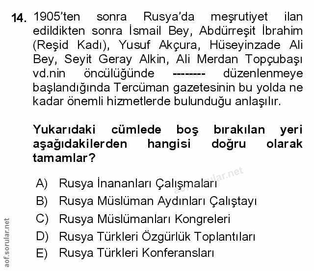 Soru 14