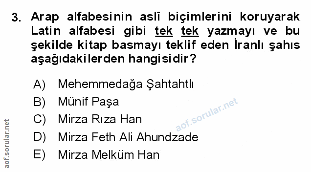 Soru 3