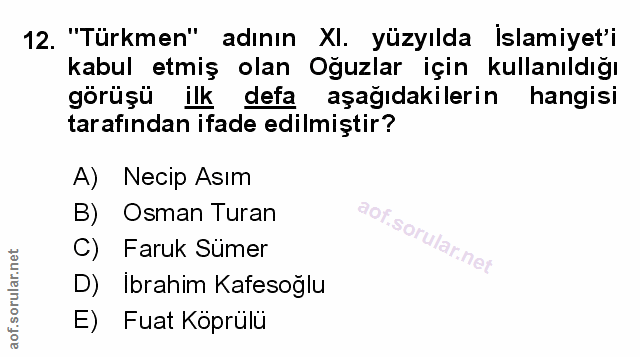 Soru 12