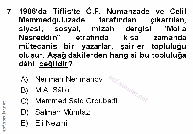 Soru 7