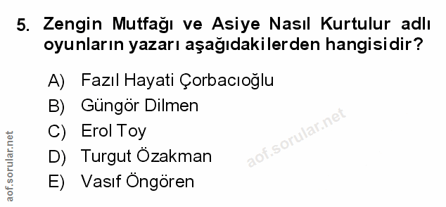 Soru 5