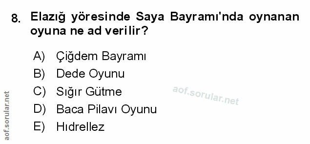 Soru 8