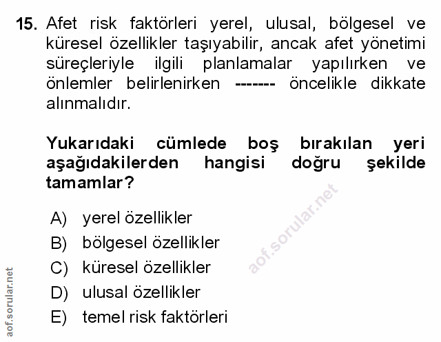 Soru 15