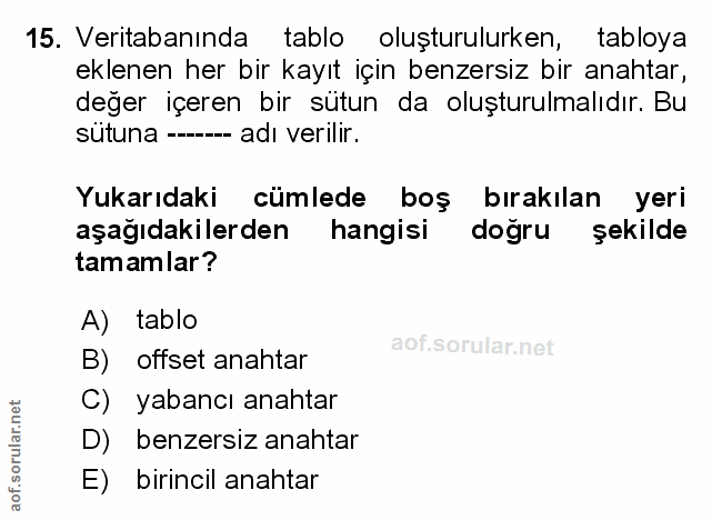 Soru 15