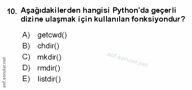 Soru 10