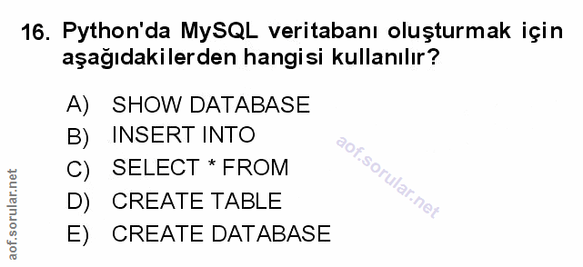 Soru 16