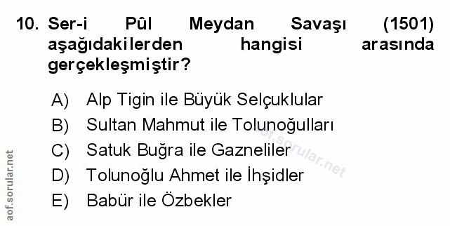 Soru 10