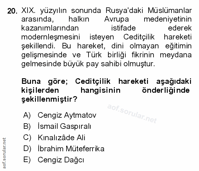 Soru 20