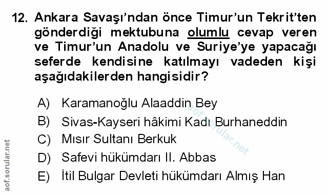 Soru 12