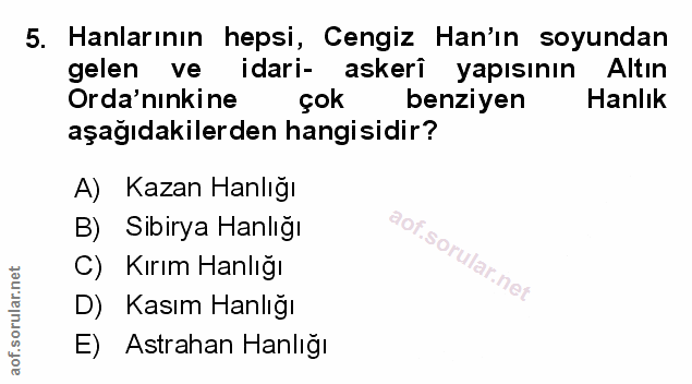 Soru 5