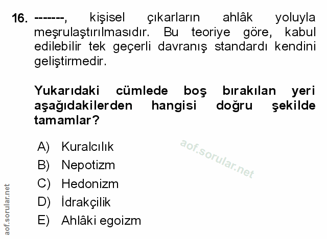 Soru 16