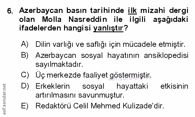 Soru 6