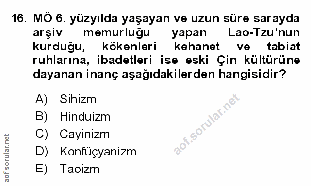 Soru 16