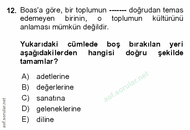Soru 12