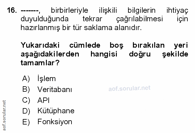 Soru 16