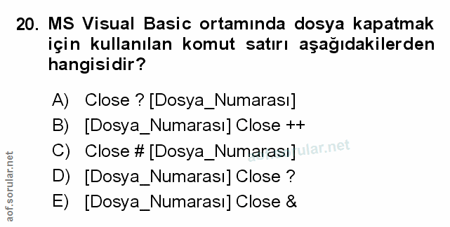 Soru 20