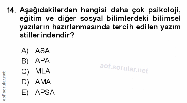 Soru 14