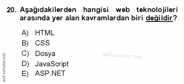 Soru 20