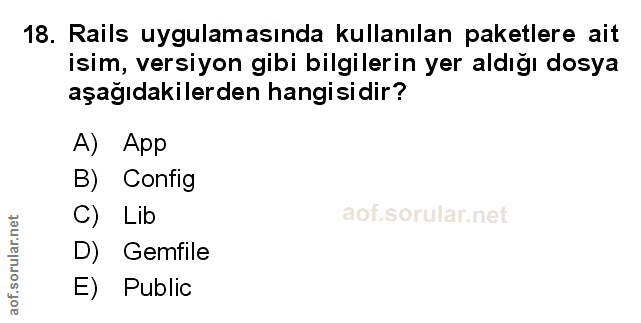 Soru 18