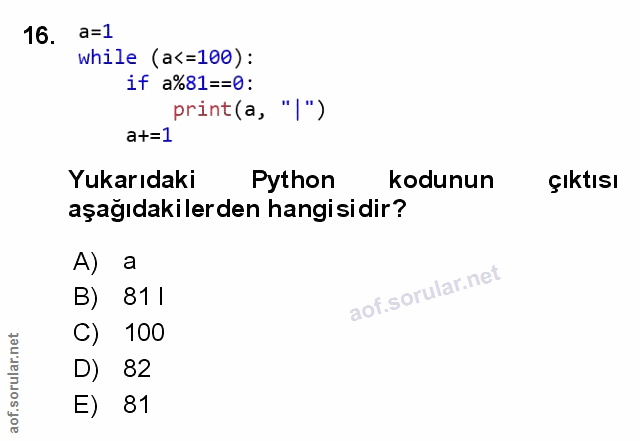 Soru 16
