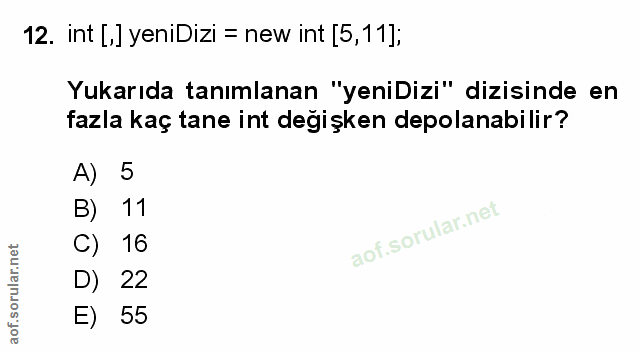 Soru 12