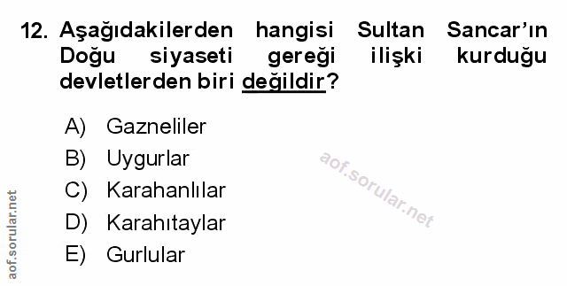 Soru 12
