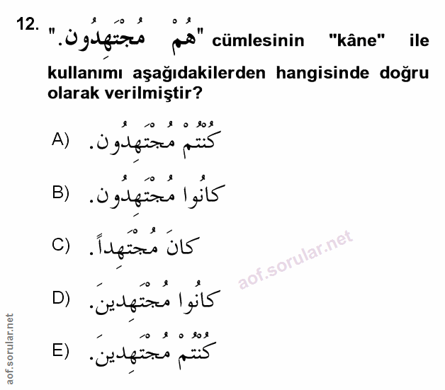 Soru 12