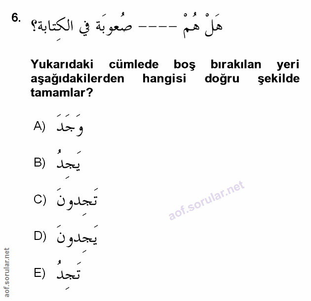 Soru 6