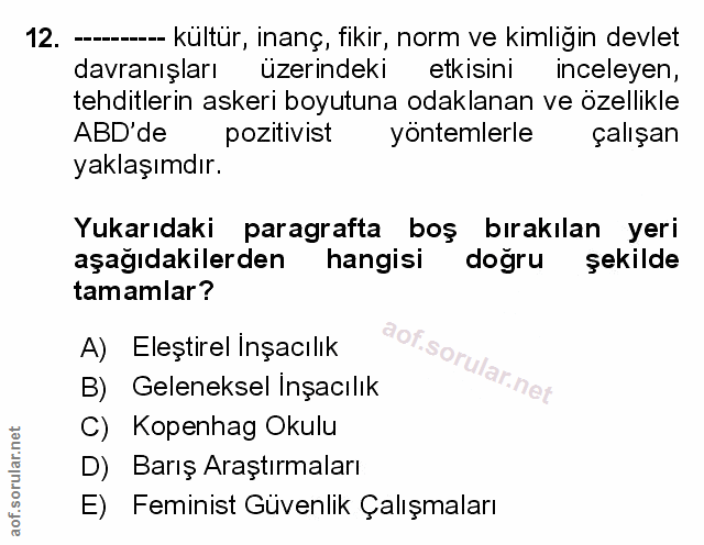 Soru 12