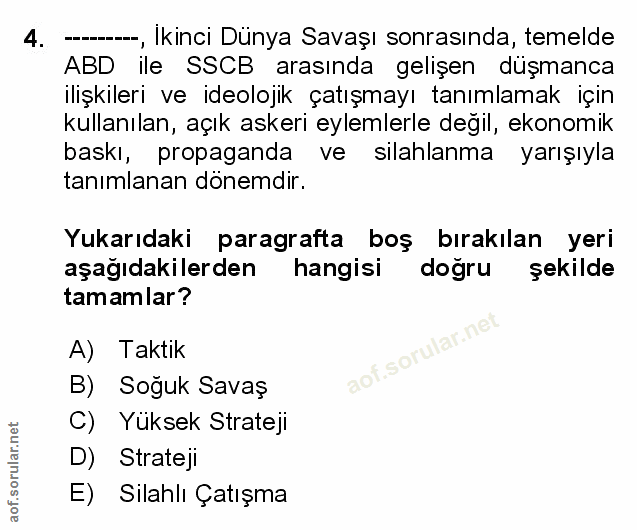 Soru 4