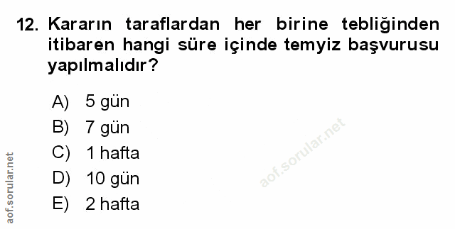 Soru 12