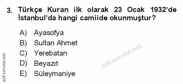 Soru 3