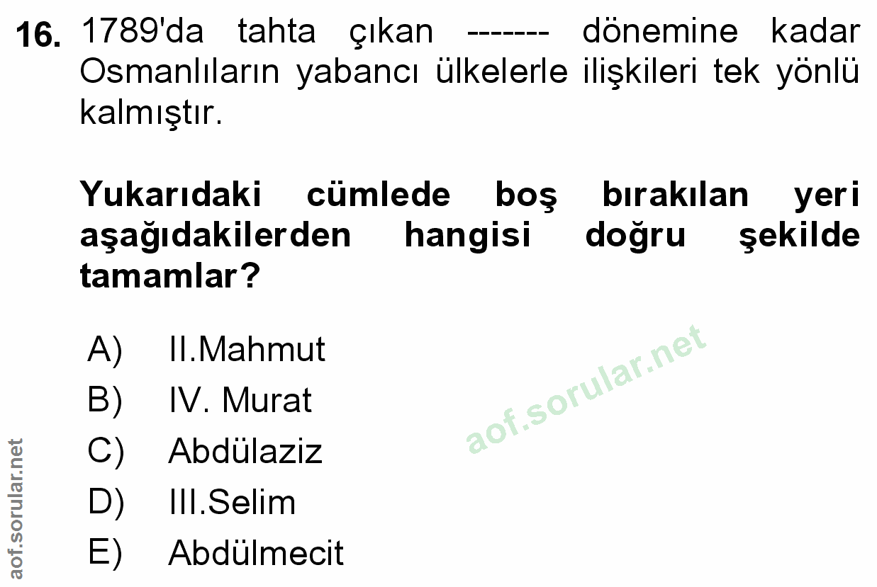 Soru 16