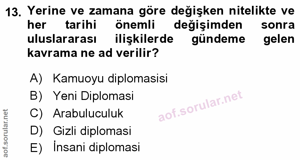 Soru 13