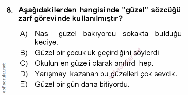 Soru 8