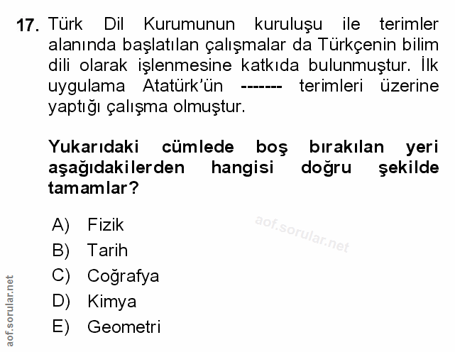 Soru 17