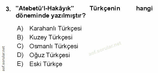 Soru 3