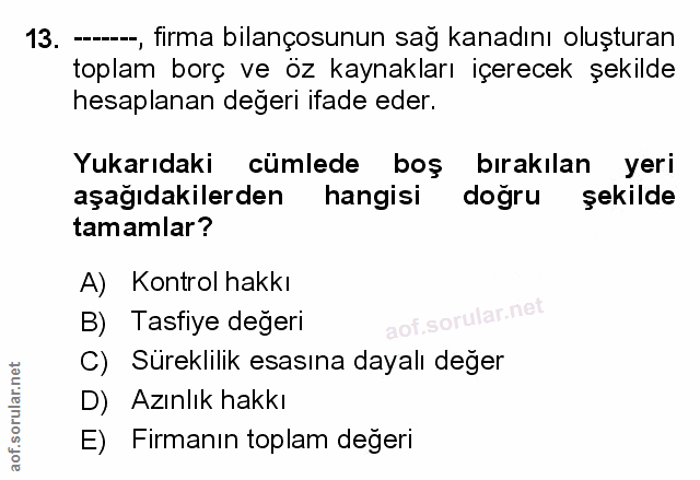 Soru 13