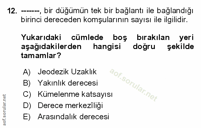Soru 12