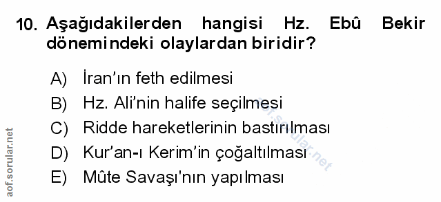 Soru 10