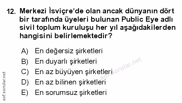 Soru 12